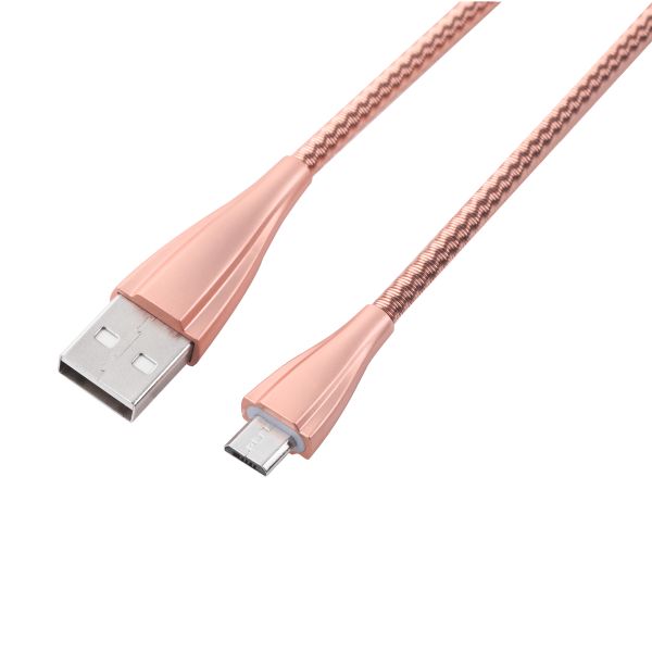 Volkano Fashion Series 1.8M Micro USB Cable - Rose Gold