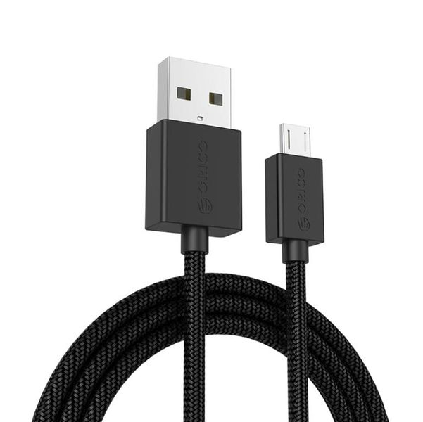 Orico Micro USB Braided Charging Data cable 1M Black