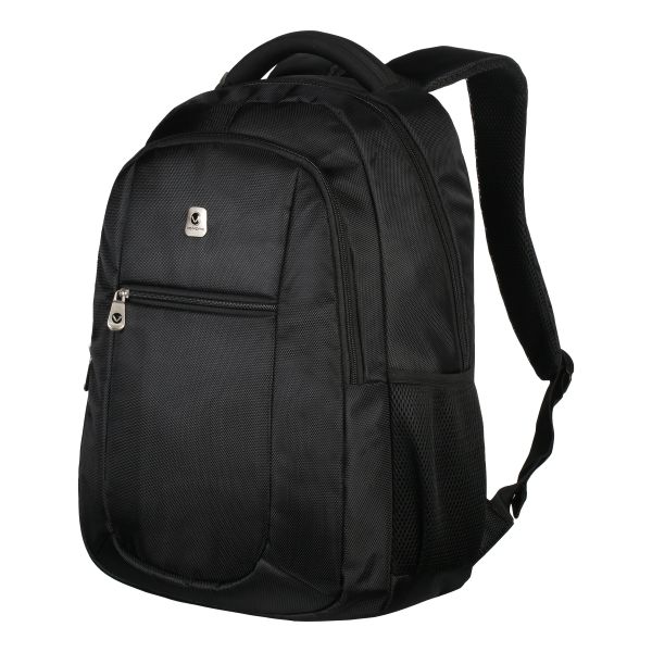 Volkano Jet Series 15.6" Laptop Backpack - Durable, Water-Resistant, Black