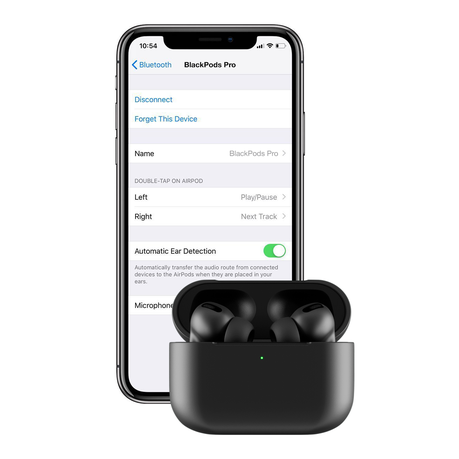 Matte Black Wireless AirPods 