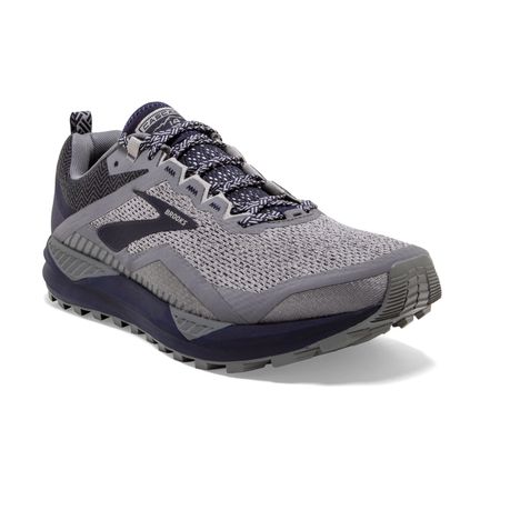 grey trail running shoes