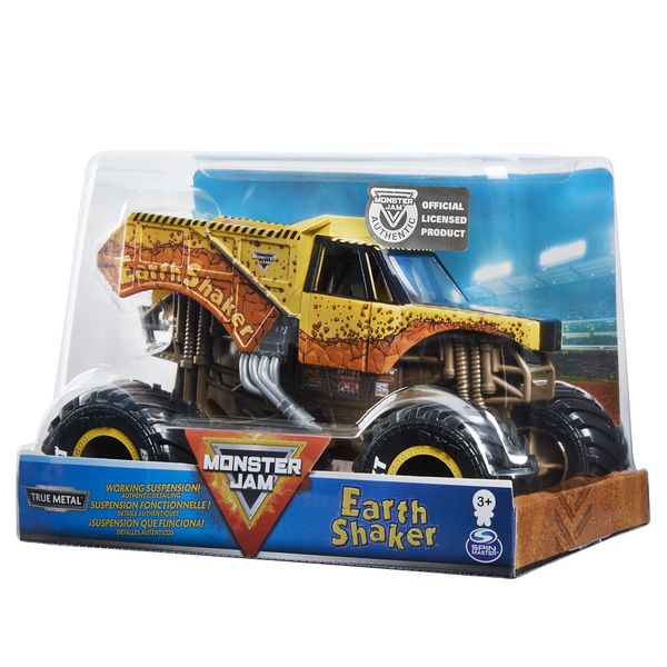 Monster Jam 1:24 Collector Die Cast Trucks - Earth Shaker