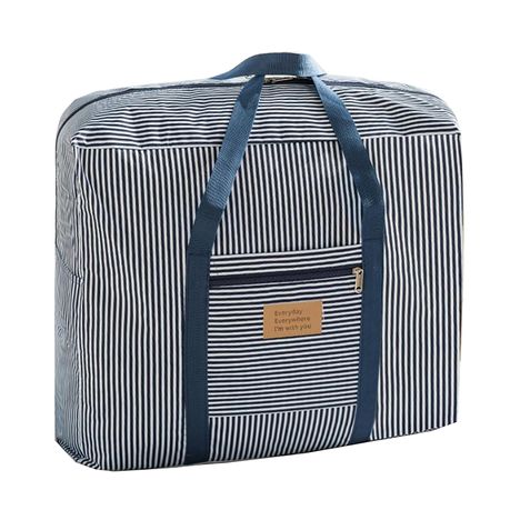 Foldable Travel Duffel Hand Carry Bag Blue Strips Shop Today. Get it Tomorrow takealot