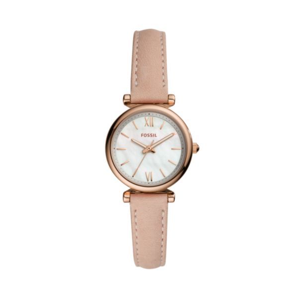 Fossil Carlie Mini Nude Leather Watch - ES4699 | Shop Today. Get it ...