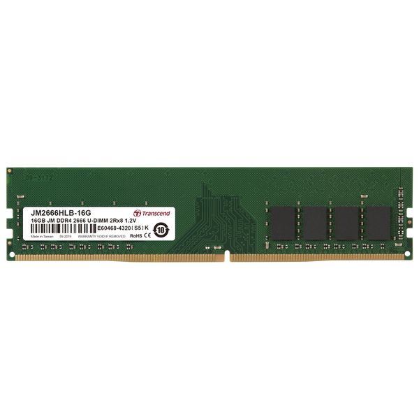 Transcend 16GB DDR4-2666 U-DIMM Desktop Memory - JM2666HLB-16G