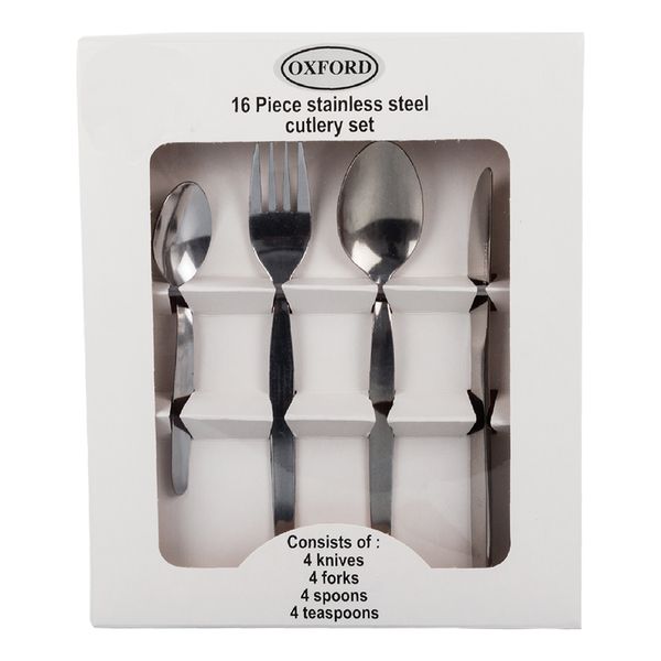 Cutlery Set Stailness Steel - 16 Piece