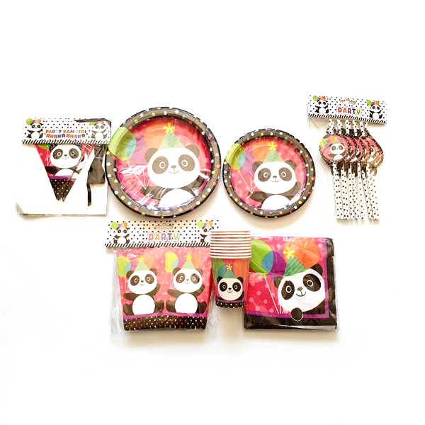Educat Party Pack Panda - 61 Piece