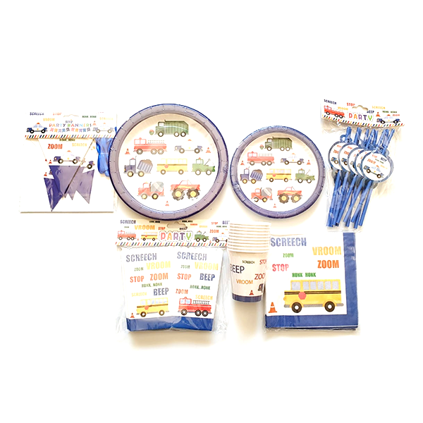 Educat Party Pack Cars - 61 Piece