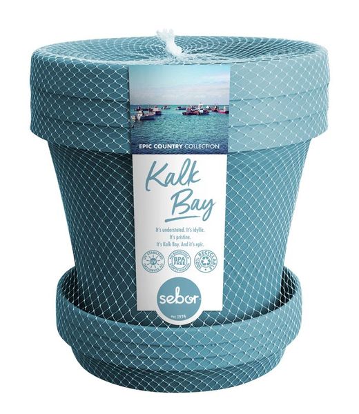 Sebor Epic Country 25cm Planter &amp; Saucer Set Pack of 3