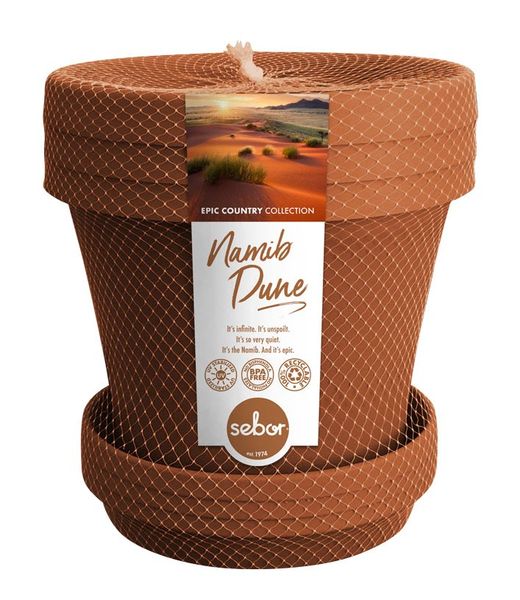 Sebor Epic Country 30cm Planter &amp; Saucer Set Pack of 3