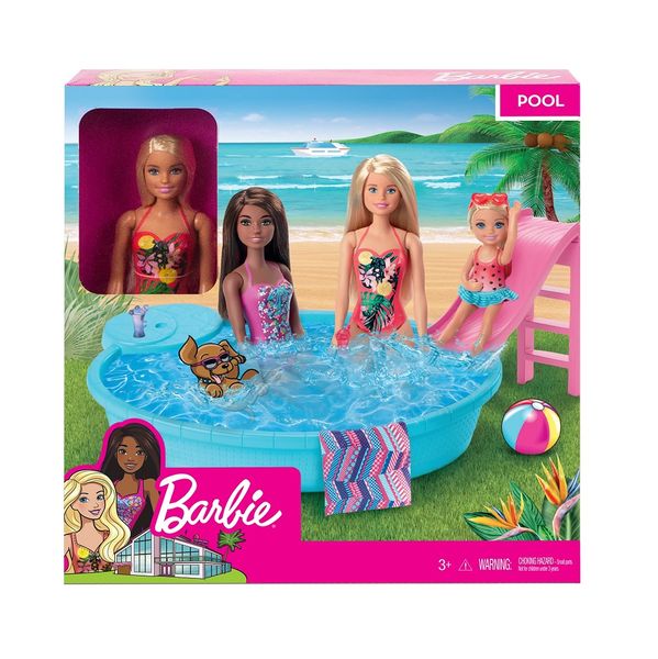 Barbie Pool With Doll - Blonde Hair
