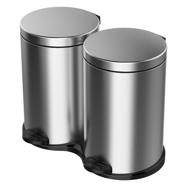 Meliconi Ecolux 20Lt + 20Lt St/St Bin