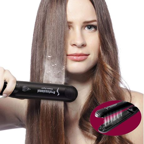 Professional salon hotsell steam hair straightener