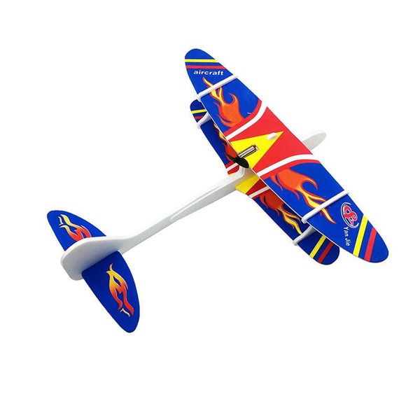 Hand Throwing Plane Model Toys - Blue