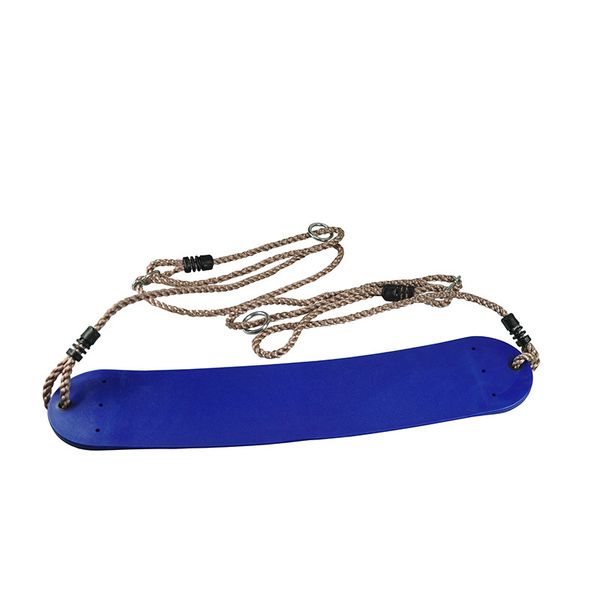 Outdoor Single Seat Rubber Swing - Blue