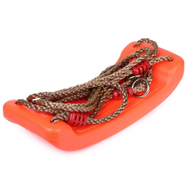 Plastic Swing Rope Seat for Kids - Orange
