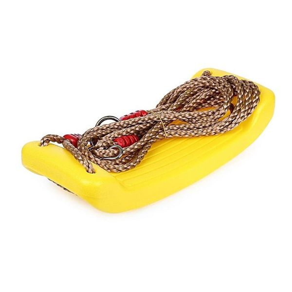 Plastic Swing Rope Seat for Kids - Yellow