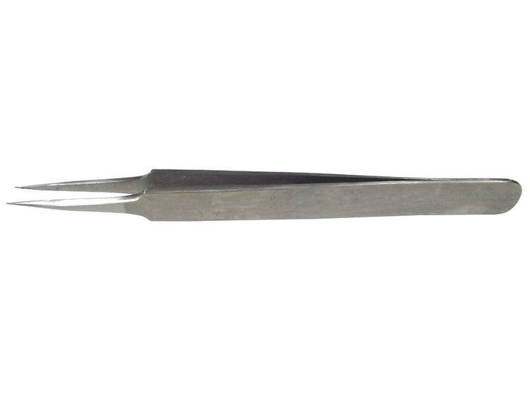 Duratool: Tweezer - Super Fine Straight - Stainless Steel - 1PK-102T-F