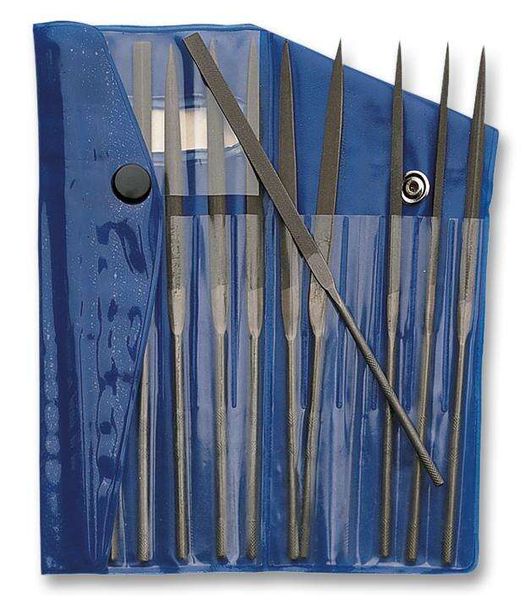 Duratool: Needle File Set - Cut 2 - Swiss Pattern - 12 Piece - FILE SET 1