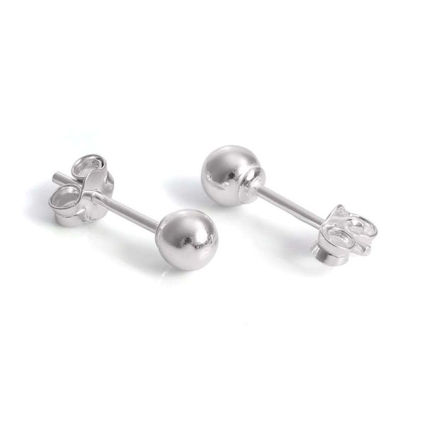 Broadway Jewellers - 925 Sterling Silver 6mm Ball Stud Earrings