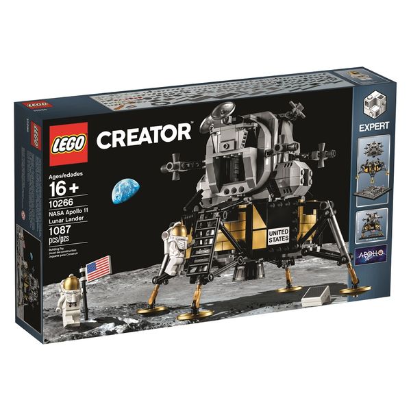 LEGO Icons NASA Apollo 11 Lunar Lander 10266 Building Kit (1087 Piece)