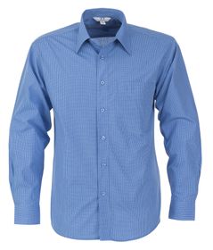 Men's Long Sleeve Micro Check Shirt | Shop Today. Get it Tomorrow ...