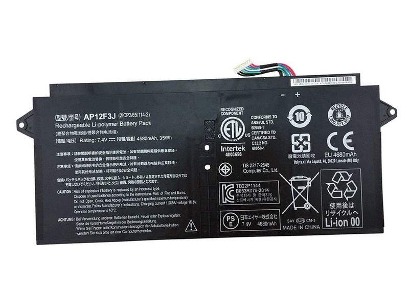 Battery for Acer 13,3" Ultrabook S7-191,S7-391 ( AP12F3J )