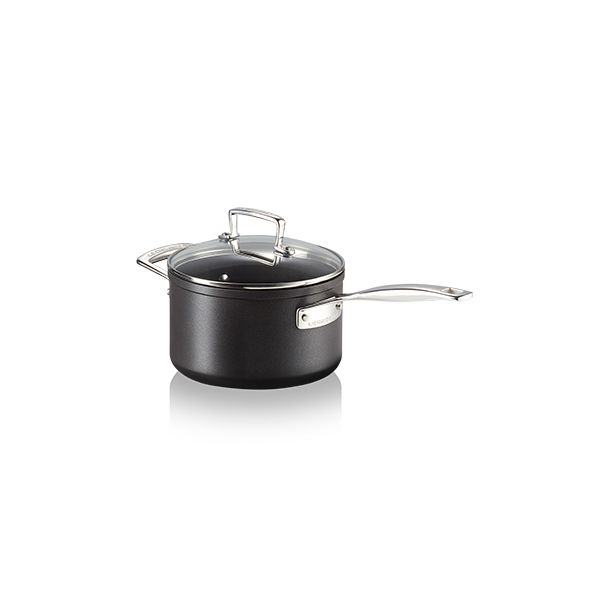 Le Creuset Toughened Non-Stick Saucepan &amp; Lid - 18cm