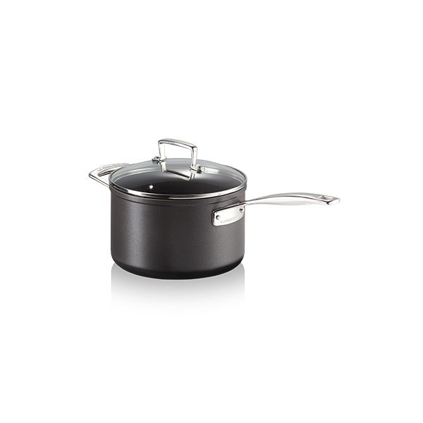 Le Creuset Toughened Non-Stick Saucepan &amp; Lid - 20cm