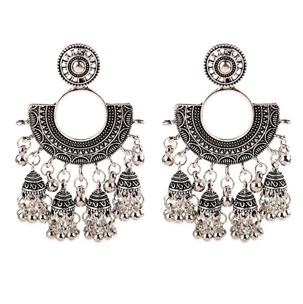 Aalia Jhumka earrings in Silver