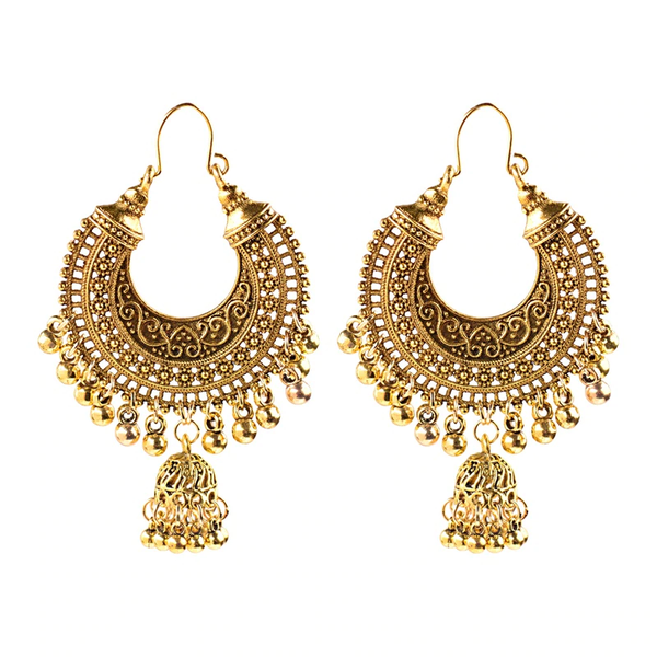 Isha Jhumka earrings in Gold