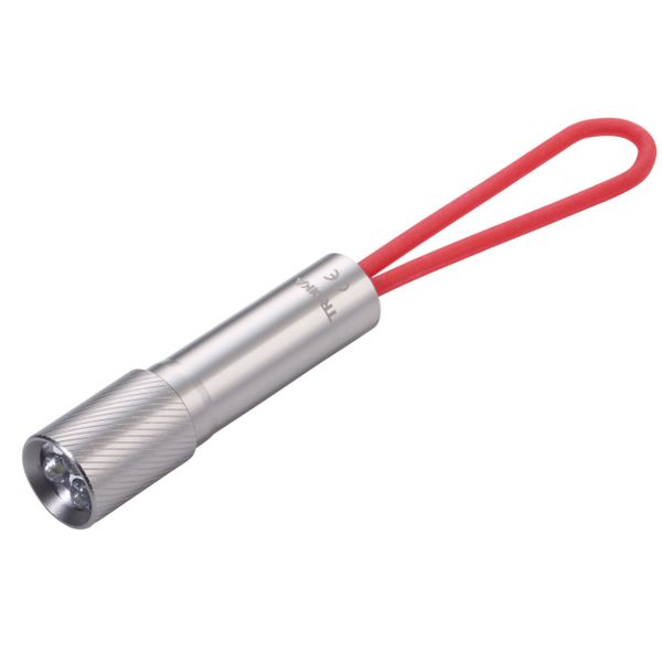 TROIKA Flashlight Turn Me On - Titanium Grey and Red