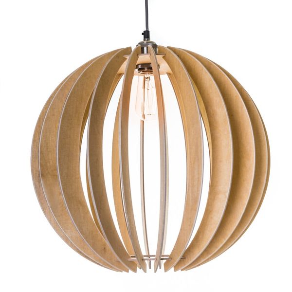 Taillifer-Ball 45-Pendant light- Birch Plywood-Pure