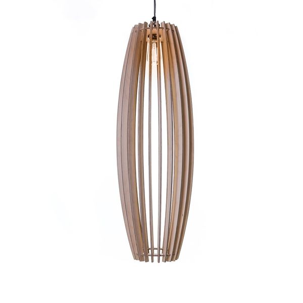 Taillifer-Barrel 90-Pendant light- Birch Plywood-Pure