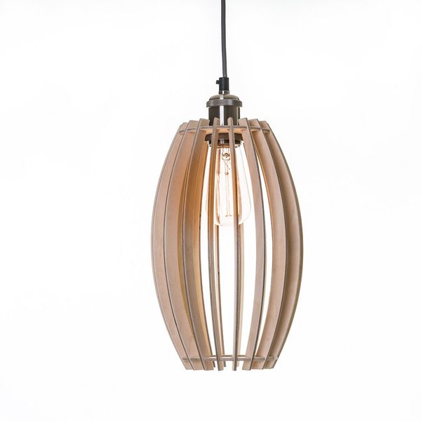 Taillifer-Barrel 30-Pendant light- Birch Plywood-Pure