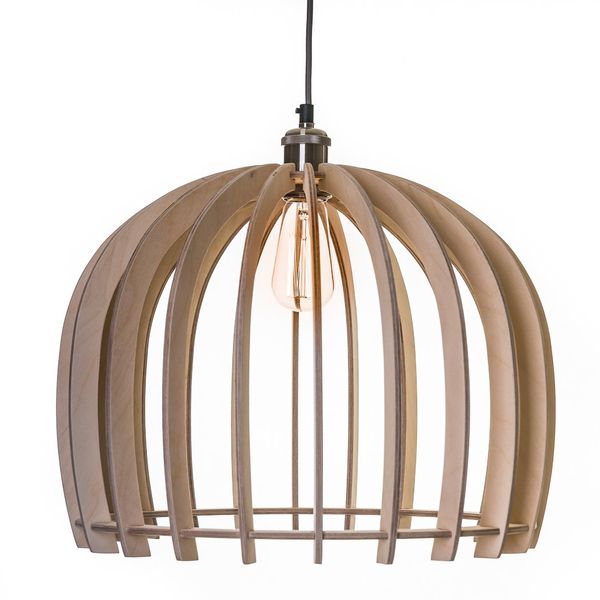 Taillifer-Igloo 45-Pendant light- Birch Plywood-Pure
