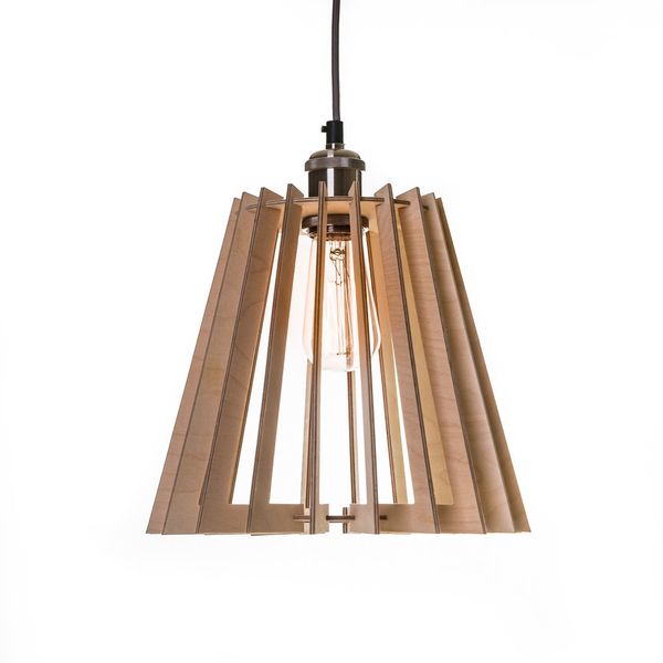 Taillifer-Bell 25-Pendant light- Birch Plywood-Pure