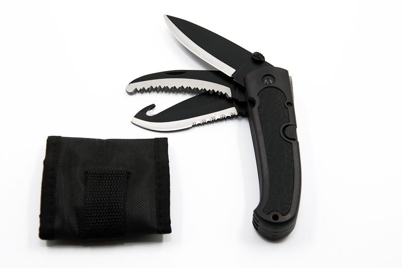 Lock Blade Knife Black
