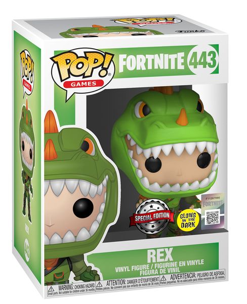 Funko Pop! Games: Fortnite-Rex Glow In The Dark