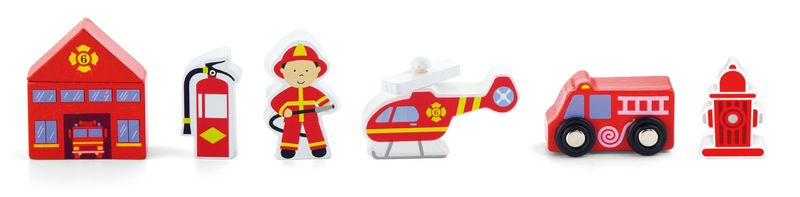 VIGA Train Set Accessory - Fire Station