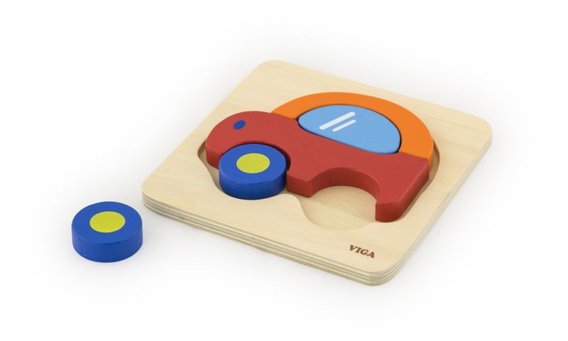Viga Handy Block Puzzle Car