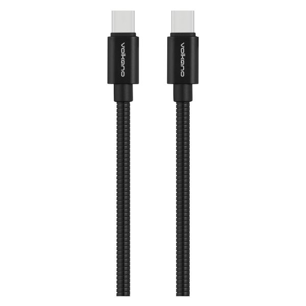 Volkano Iron Series Type-C to Type-C Cable - Black