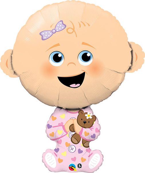 38inch Foil Balloon Baby Girl Shaped