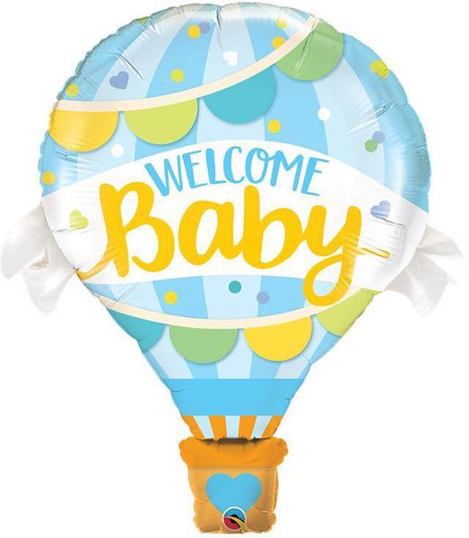 42inch Foil Balloon Welcome Baby Blue