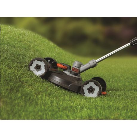 BLACK DECKER 18V Cordless 28cm 3 IN 1 Strimmer Grass Trimmer