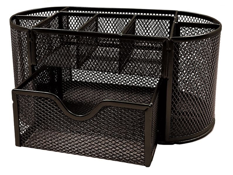 SDS M820 Wire Mesh Clip and Pin Holder With Drawer Organizer