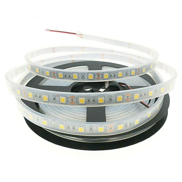 MrUL-Super Bright 12V 5M LED Strip Warm White IP67
