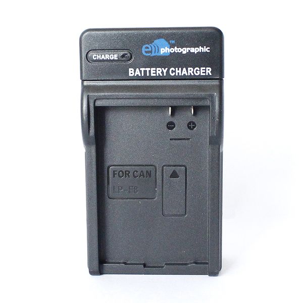 E-Photographic Compact Charger for Canon LP-E8 DSLR Battery