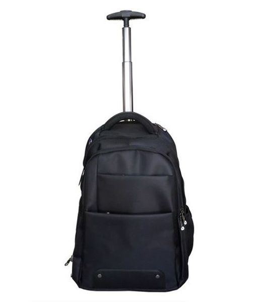 Camel Mountain Work Travel Trolley Laptop Bag - Black
