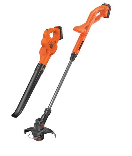 BLACK+DECKER 18V Cordless String Trimmer and Blower Twin Pack (2 x 1.5aH Batteries Included)